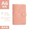 Caderno de Folhas Soltas A6 com Fecho Transfronteiriço e Agenda de Mão Multifuncional A5 de Aparência Premium que Pode Ser Impressa com Logo Binder de Armazenamento em Couro