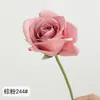 Accesorios de cabeza de flor de rosa realistas de alta gama con aspecto mojado DIY para decorar ramos, fotografía de hogar, arreglos de boda y ramos de mano