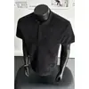 Camiseta Masculina de Verão Nova Manga Curta Estilo Coreano Tendência Simples Meia-Manga Estilo Hong Kong Solta Casual Tendência Marca Camiseta