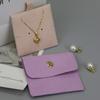 Venda Direta de Fábrica de Sacos Envelope de Veludo Ultrafino, Caixas de Joias com Logo Personalizado, Caixas de Anel, Estojos Flip-Top para Brincos