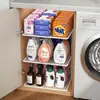 Gabinete de baño Estante de almacenamiento debajo del lavabo Tocador Debajo del lavabo Gabinete de baño Estante de varios niveles Armario de cocina Caja de almacenamiento Cesta extraíble