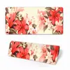 Serie de Ramas de Flores del Área Americana Transfronteriza Mouse Pad para Videojuegos E-Sports Pad para Teclado de Laptop Pad Antideslizante con Borde Bloqueado para Mesa
