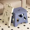 Taburete plegable, silla plegable para exteriores, banco pequeño portátil ultraligero, taburete de viaje de plástico, esencial para viajes en tren de alta velocidad, taburete de pesca