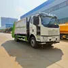 Camión compactador de basura de 10 metros cúbicos con caja sellada de acero de alta resistencia, diseñado para la recolección y transporte de residuos domésticos municipales y urbano/rural