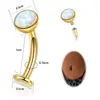 Anel de Umbigo Curvo Popular de Aço Inoxidável Transfronteiriço Piercing com Múltiplos Diamantes Unha de Umbigo Fabricante Unha de Umbigo da Moda Pronta Cravejada com Diamantes