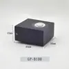 Lámpara de pared exterior impermeable de doble cabezal, cuadrada luminosa LED hacia arriba y hacia abajo, lámpara de pared exterior para patio, pared lateral, pasillo de escaleras