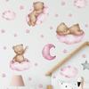 Comércio exterior cartoon estrelas urso lua nuvens sala de estar jardim de infância jardim de infância casa decoração adesivos de parede autoadesivo atacado