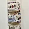 Bolsa de Armazenamento de Três Bolsos Montada na Parede Bolsa Suspensa Dormitório Montada na Parede Armazenamento Suspenso para Celular Bolsa de Armazenamento para Quarto de Dormitório Estudantil