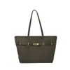 Bolsas para Mulheres Retro de Trabalho Grande Capacidade Bolsa Carteiro Tote Bag 2025 Nova Cor Contrastante Fecho Ombro Único Transversal Estilo K
