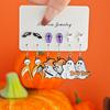Aretes de Halloween Nuevo Set Combinado de Venta Caliente Aretes de Fantasma Diablo Calabaza Creativos Personalizados para Mujer Venta al por Mayor