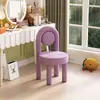 Cadeira de Maquiagem da Moda, Cadeira de Jantar Macaron, Cadeira de Camarim, Cadeira de Penteadeira para Quarto de Menina, Banqueta de Penteadeira de Luxo Leve Nórdica