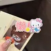 Pinza para el Cabello con Texto de Colores Dulces Original Japonesa Dulce Versátil Accesorio para el Cabello Lado Femenino Pinza de Pato Clip para el Cabello Adorno para el Cabello