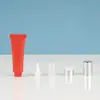 Tubo Plástico Cosmético Macio de 10ml com Bico Inclinado para Protetor Labial, Gloss Labial, Batom, Creme Facial, Sérum e Produtos de Skincare, Portátil para Dosagem