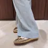 Sapatilhas Chuyuji Douradas com Glitter para Mulheres, Lindos Sapatos de Salto Baixo para o Início da Primavera, Novo Estilo Mary Jane Retro Francês 2026