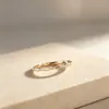 Anel Simples Vazado com Senso de Design em Prata de Lei S925 YinYiYuan para Mulheres Exquisito Temperamento Europeu e Americano Venda Quente Transfronteiriça Anel de Dedo