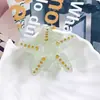 Pin de Estrella de Mar de Verano, Pasador de Estrella de Cinco Puntas de Alta Gama, Pin para Flequillo de Media Recogida, Accesorio para el Cabello de la Serie Océano