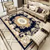 Luxo Leve Estilo Europeu Retrô Sala de Estar Tapete Completo Piso Tapete Sala de Estar de Hotel Estilo Tapeçaria Carpete de Casa