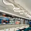 Luminárias pendentes coloridas em formato de osso de dragão para bares e clubes, iluminação não convencional para KTV, lounges, balcões de bar e departamentos de vendas.