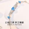 Pulsera de alas de ángel para mujer, pulsera de plata esterlina, diseño de nicho ins, pulsera para estudiante, regalo de cumpleaños para novia, joyería