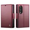 Adequado para Samsung Galaxy Z Fold 8, capa de celular com porta-cartão e fecho magnético, capa flip com suporte, capa de couro com proteção antirroubo