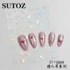 Adesivos de Nail Art Transfronteiriços Novos 2025 Série Dia dos Namorados Coração Estampa de Lábio Adesivos Adesivos Personalizados para Unhas Unha