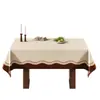 Toalha de Mesa Estilo Vintage, Lavável, Impermeável, à Prova de Óleo, Resistente ao Calor, Capa de Mesa de Jantar em PVC Retro Francês, Toque de Luxo Leve de Alta Qualidade