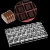 Molde de Chocolate de Plástico Duro PS Molde de Cubitos de Hielo Rosa Herramientas para Hornear Gelatina 3D Disponibles en Varios Estilos