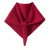 Accesorios de Lujo Ligero~Bufanda Triangular Pequeña Tejida 100% Cachemira Pura Consinee para Mujer, Bufanda Triangular Adaptable Súper Suave y Cúbica