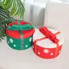 Cesta de Almacenamiento Personalizada para Decoraciones Navideñas con Tapa a Prueba de Polvo Caja de Regalo Cesta de Almacenamiento Tejida con Cuerda de Algodón Empaque de Regalo Festivo