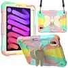 Comercio Exterior para Samsung Tab A7 Lite Mariposa Silicona PC Soporte Tablet T220 Resistente a Caídas Correa de Hombro Cubierta Protectora