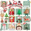 Nueva Serie de Decoración para Fiesta Navideña Muñeco de Nieve Mini Reno Muletas Papel de Aluminio Película de Aluminio Globos Venta al por Mayor Directa del Fabricante