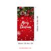 Cortina Banderín Cubierta de Puerta Navideña Transfronteriza Papá Noel Tela Colgante Decorativa para Exteriores Venta al por Mayor Cubierta de Puerta Festiva Personalización