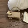 Bolsa Feminina de Luxo para o Dia a Dia, Mini Bolsa Transversal com Corrente, Novo Modelo 2025, Bolsa de Mão Versátil, Bolsa de Ombro Único para Usar sob o Braço, Transfronteiriça