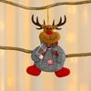 Janela de Natal Árvore de Natal Boneco de Neve Velho Pingente Decoração Acessórios Acessórios Tecido Natal Pingente Vestir Suprimentos