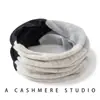 Nuevo Calientacuellos de Punto de Cachemira Otoño e Invierno Tres Colores Moderno Versátil para Viajar Suave y Ceroso Protector de Cuello Cálido Universal