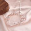 Nuevo Pulsera de Doble Círculo Dopamina Moda Zorro Simple para Viajar Cristal Rosa Cristal Blanco Chino