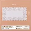 Papel Encaje Redondo Perforado Base Papel Esterilla Barbacoa Plato Papel Papel Absorbente Aceite Cocina Fritura Horneado Snack Pastel Esterilla Papel