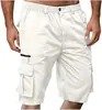 Pantalones Cargo Deportivos de Cinco Bolsillos Estilo Americano Populares Transfronterizos de Amazon para Hombre, Pantalones de Chándal Casual con Múltiples Bolsillos, Color Sólido, Tallas Grandes