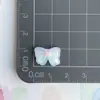 Mini Acessórios de Resina de Urso e Coelho Cartoon com Cor Gradiente Glitter Fino Transparente Acessórios de Cola Cremosa Grampo de Cabelo Elástico de Cabelo Materiais