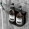 Hotel Hotel Dispensador de Jabón Sin Perforación Baño Inodoro Montado en la Pared Caja de Desinfectante de Manos Botella de Champú