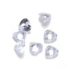 Zircón Sintético Cuadrado de Ángulo Recto Color Corazón de Durazno Grado Aaa Brillante 6/8/10mm Múltiples Especificaciones Accesorios de Zircón