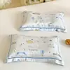 Funda de almohada nueva de lyocell estampada funda de almohada pequeña para niños verano seda Tiancheng funda de almohada al por mayor funda de almohada fresca