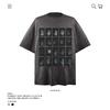 Camiseta de Manga Corta con Estampado de Palma con Sensación de Diseño de Marca de Moda de Estilo Americano para Hombre Verano Calle Holgada para Pareja Top Viejo de Media Manga
