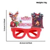 Gafas Navideñas de Dibujos Animados 2027 Reno Papá Noel Gafas de Regalo Montura Decoración Navideña Muñeco de Nieve Hombre de Jengibre Montura de Gafas