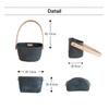 Jarrón de pared de cuero estilo europeo para colgar flores, decoración de pared para restaurante, maceta colgante sin perforaciones, jarrón hidropónico para colgar en la pared