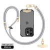 Cordón para Carcasa de Teléfono Móvil Multifuncional Anti-Pérdida Correa Tejida para el Cuello Ajustable Larga Correa para Teléfono Portátil