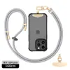Lanyard para teléfono móvil con explosiones se puede colgar en la espalda cuerda ajustable para colgar en el cuello cuerda tejida corta para la muñeca anti-pérdida venta al por mayor de fábrica