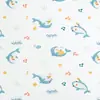 Capa para bolsa de roupas de algodão estampado, malha de algodão classe A para bebês, 300 peças, estampado, dupla face