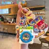 Llavero Calculadora Mini Portátil Auténtico de Crayon Shin-Chan Lindo Colgante de Mochila para Niños Periférico de Anime Dibujos Animados