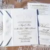 Invitaciones de boda estilo europeo con LOGOTIPO personalizado, invitaciones de papel de algodón en relieve, invitaciones de boda, invitaciones de papel estilo occidental, nuevo modelo 2026